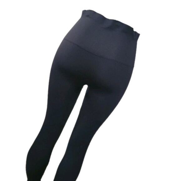 SPANX High Rise Seamless Leggings Women's Size XL Black Pull on Shaping Slimming - Picture 8 of 14